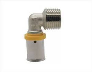 COTOVELO C/ROSCA MACHO P/GAS 16MM - 1/2